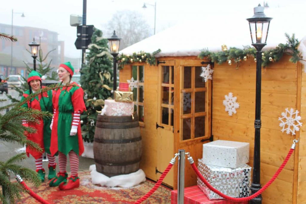Bespoke Santa's Grotto we created for the Newmarket BID Christmas Grotto event.
