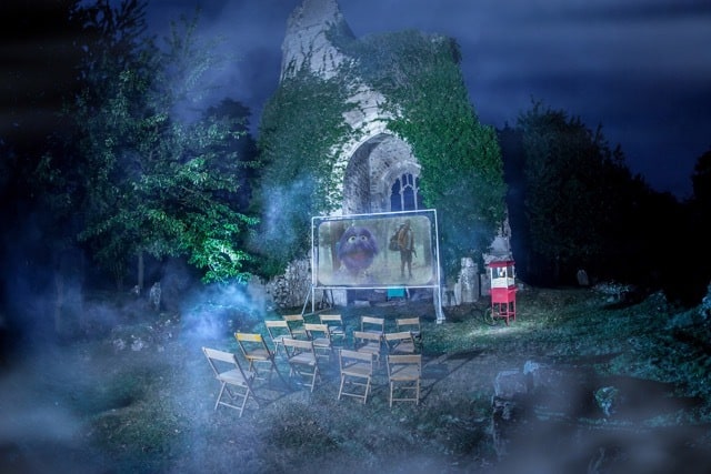 Open air cinema hire available to hire for outdoor corporate and private events