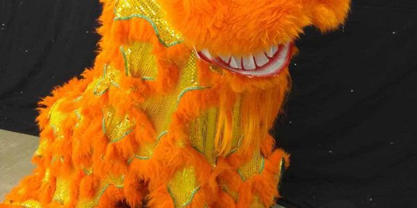 Orange-Chinese-Lion-Entertainer