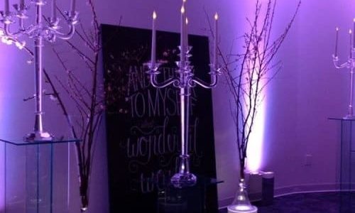 Purple-Candelabra-Hire