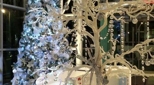 Reception Area Winter Wonderland Tree
