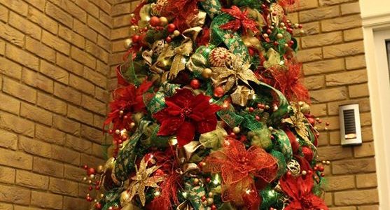 Red and Green Christmas Tree