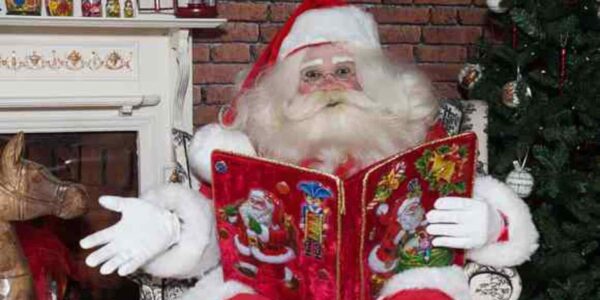 Santa-Reading-Story-Book