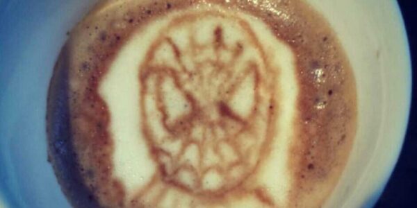 Spiderman-Coffee-Art
