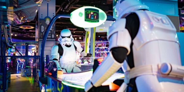 Storm-Trooper-Entertainers-Playing-Air-Hockey-Game