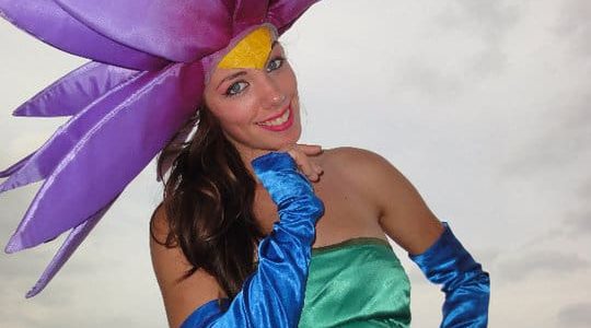 The-Fancy-Flowers-Stilt-Performer
