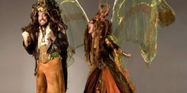 Titania-And-Oberon-Walkabout-Stilt-Performers