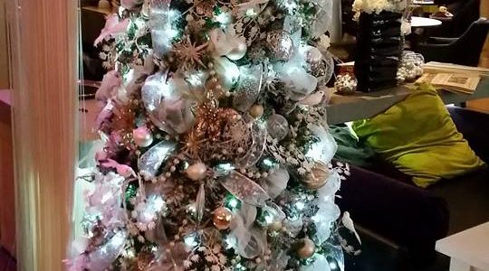 White and Silver Christmas Tree