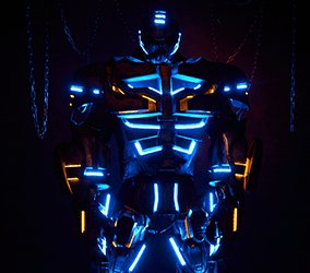 Book our high-tech robot entertainer for brand reveals worldwide.