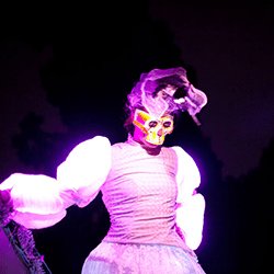 Book our LED walkabout act for family fun days in London and the UK.
