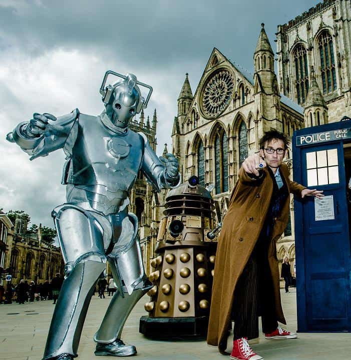 Doctor Who lookalike character for hire in the UK.