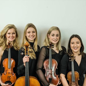 Hire our female string quartet for corporate events in London and the UK