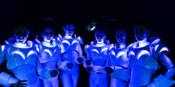 Book our Glow Girl stage performer for your event. Our stage performers are available for hire in London and around the UK.