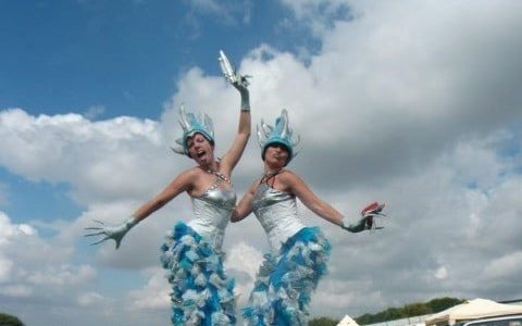 Winter Sprite Stilt Walkers 3