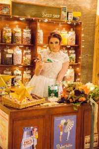 The Olde Sweet Shop for hire. Our travelling Sweet Shop is available to book for corporate events, exhibitions or conferences in London & the UK.