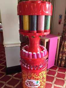 Jelly bean machine for hire. Our jelly bean dream machine is perfect for exhibitions and events.