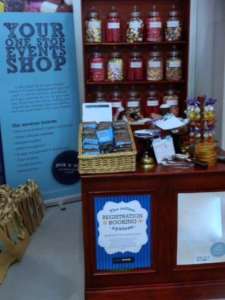 The Olde Sweet Shop for hire. Book our travelling sweet shop attraction for family fun days in the UK & London.