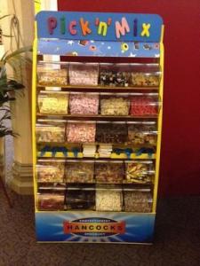 Pick and mix stand for hire. Our pick and mix stands are perfect as an attraction for all events.