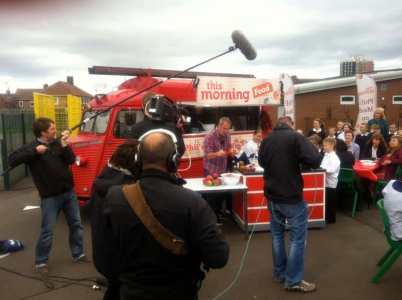 Food trucks and catering staff for parties and function in London.