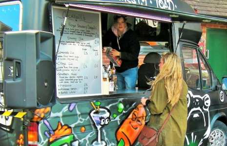 Book our cocktail van for your corporate event in London & the UK.