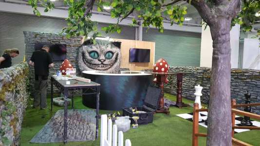 Alice in Wonderland set design and build