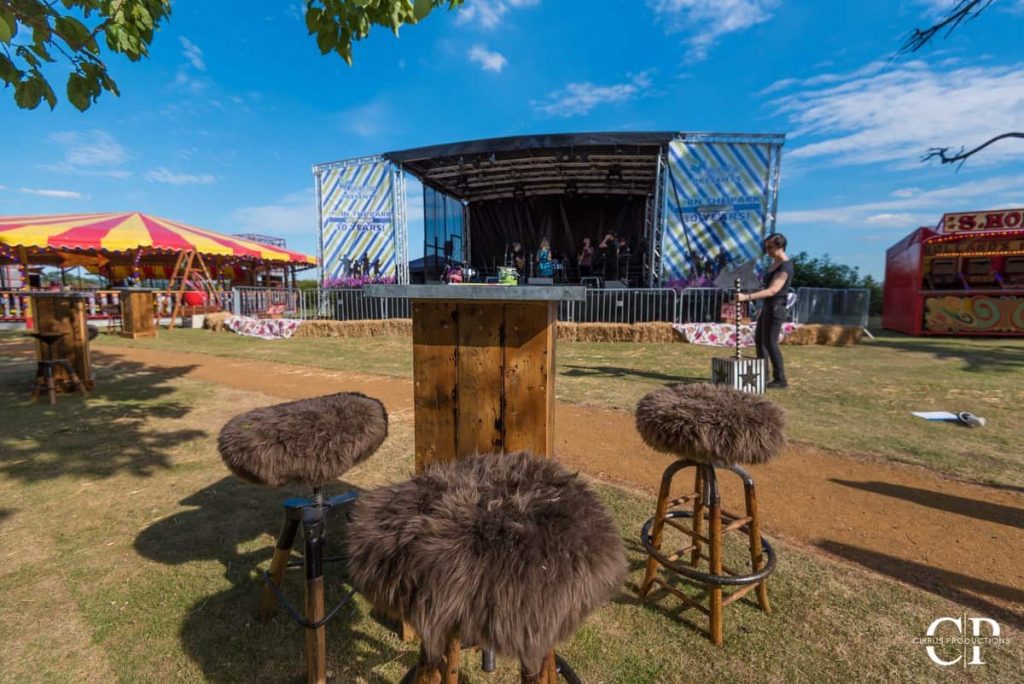Custom stage design and build for blue Chip Summer Festival where our bands and musicians performed.