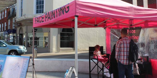 Newmarket-Pink-Face-Painting-Station
