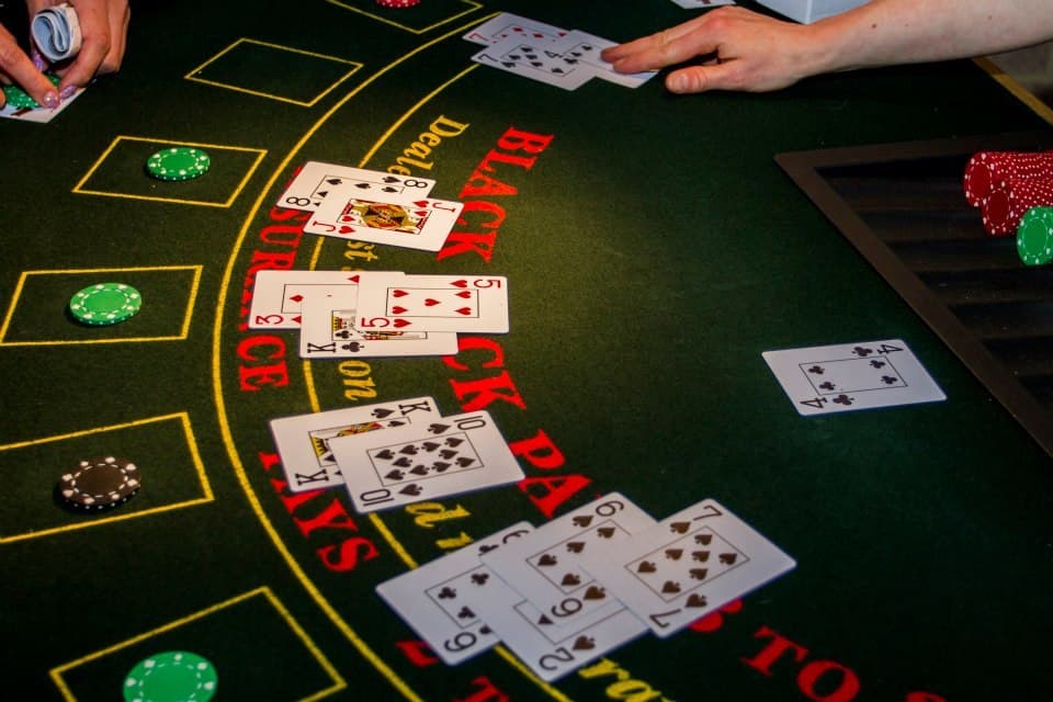 Blackjack Casino Table.