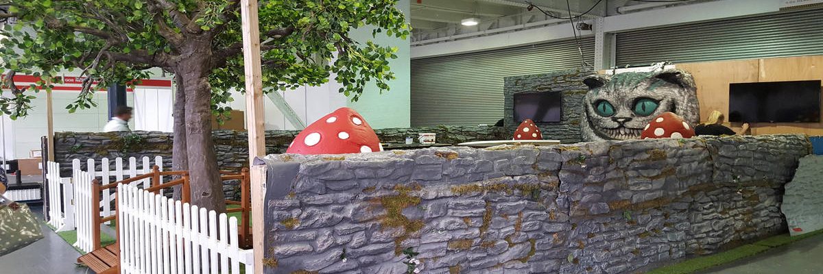 Alice In Wonderland Exhibition Stand