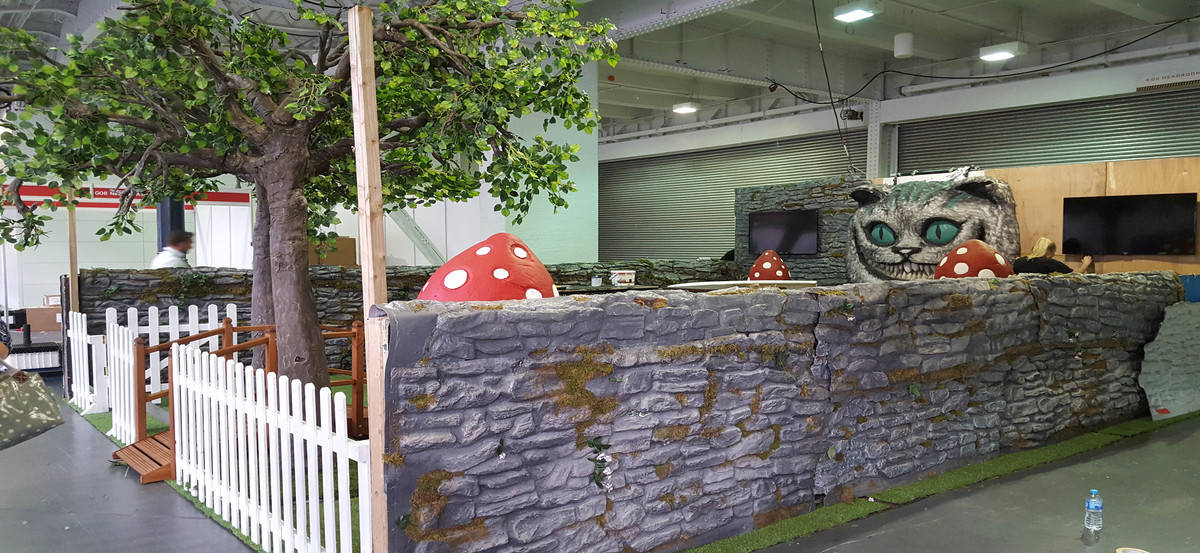 Alice In Wonderland Exhibition Stand