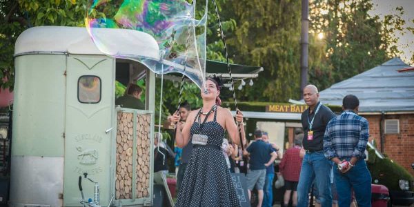 Blue-Chip-Summer-Festival-Bubble-Performer