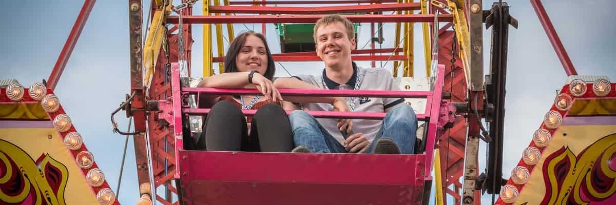 Family fun day fairground attraction