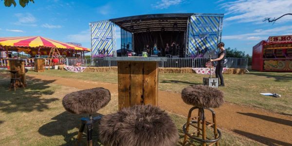 Blue-Chip-Summer Festival stage design and build
