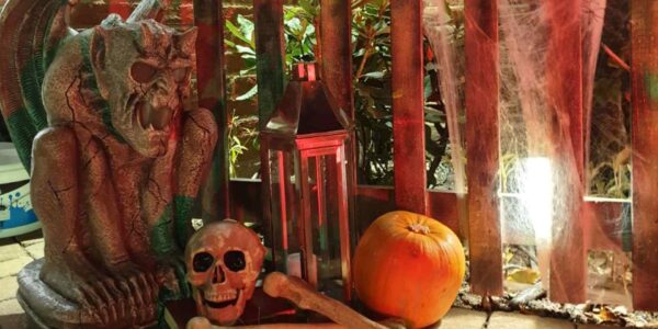 Halloween-House-Dressing-Skeleton-Goblin-Pumpkin-Props