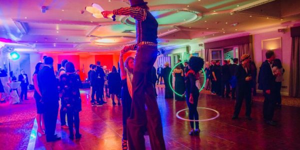Renault-F1-Sports-Christmas-Party-Stilt-Walker