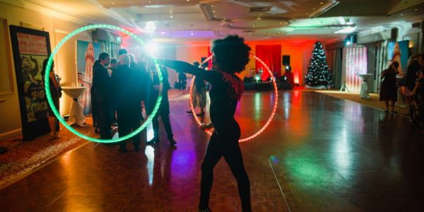 Renault-F1-Xmas-Party-Hoop-Performer