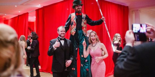 Renault-Sports-Christmas-Party-Performer-With-Guests