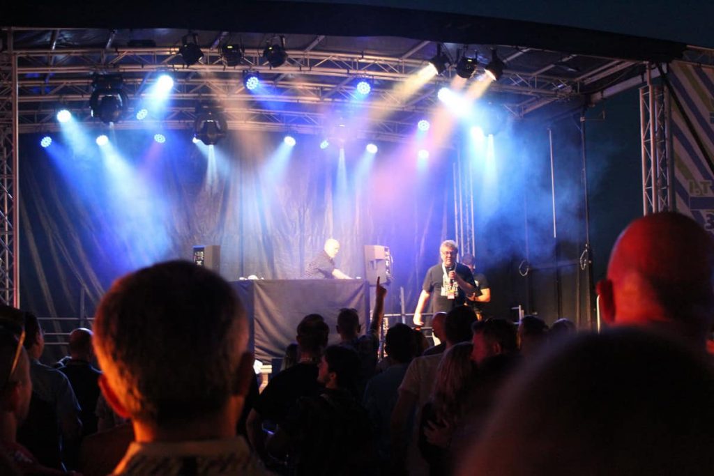 Stage Performance by DJ Scott Mills at our Blue Chip Corporate Festival Event.