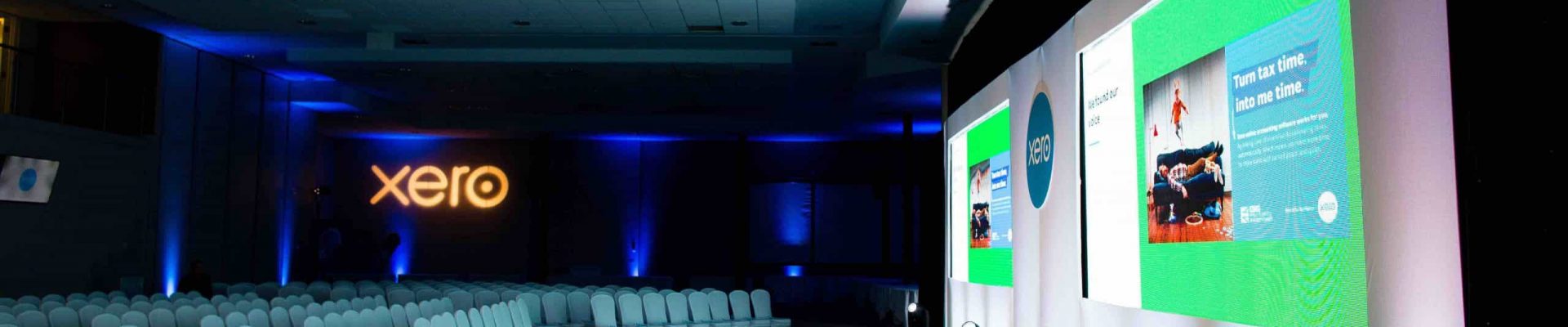 Xero Company Conference custom stage build