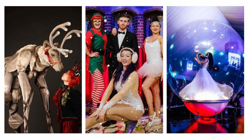Selection of Christmas Themed Entertainers for hire 