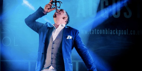 Circus Show Sword Swallower