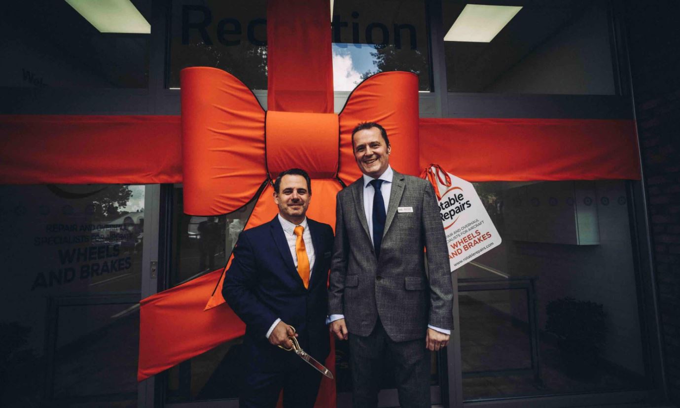 We created a luxury bow for the Rotable Repairs owner to cut to celebrate their new facility opening in Southend-on-Sea.