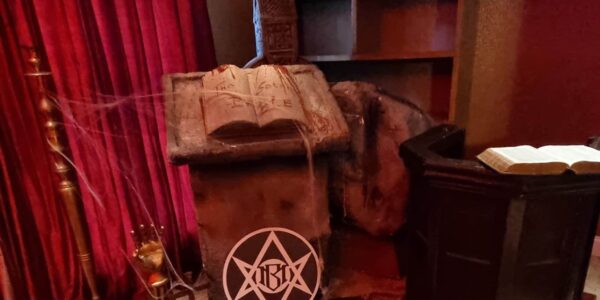 Medieval religious props for medieval themed event.