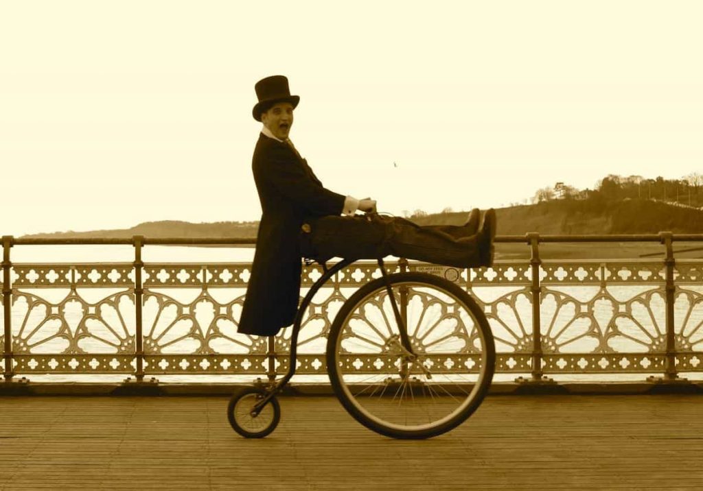 Amazing Victorian Magician performing at an outdoor Victorian Christmas Themed Event in the UK.