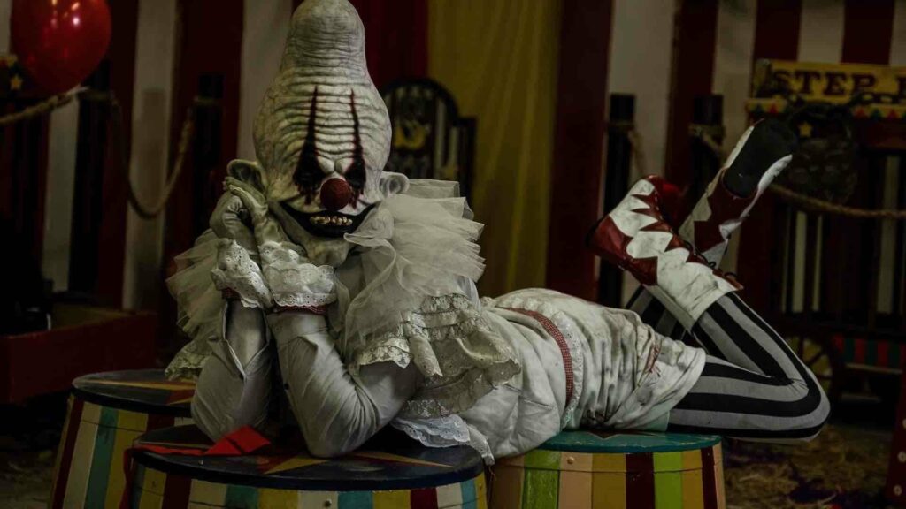 Creepy clown entertainer for hire