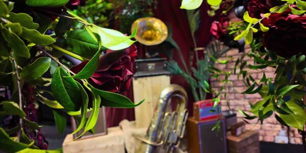 Gramophone-And-Jazz-Inspired-Event-Installation