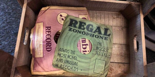 Vinyl-Records-For-Wartime-Inspired-Theming