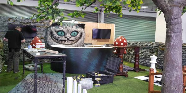 Alice In Wonderland Exhibition Stand