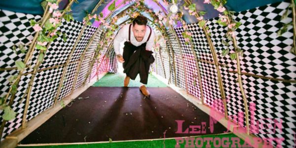 Alice-In-Wonderland-Wedding-Rabbit-Hole-Entrance