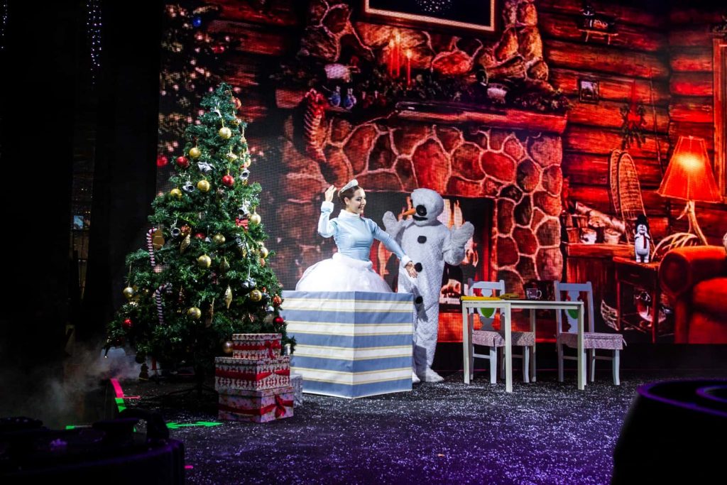 Classic Christmas Theme Set we created for this unique Ballet Show to perform on stage.